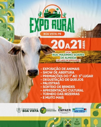 Boa Vista realiza Expo Rural nos dias 21 e 22 e apoio do Município aos produtores é destaque
